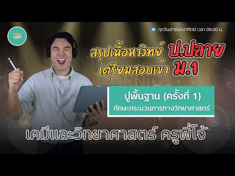 2569 - สรุปเนื้อหาวิทย์ ป.ปลาย เตรียมสอบเข้า ม. 1